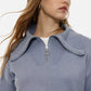 Zip neck jumper