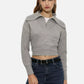 Zip neck jumper
