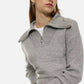 Zip neck jumper