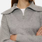 Zip neck jumper